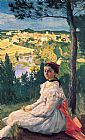 View of the Village by Frederic Bazille